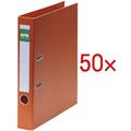 50x Ordner »Exclusive II« schmal orange, OTTO Office, 5x31.7x28.5 cm