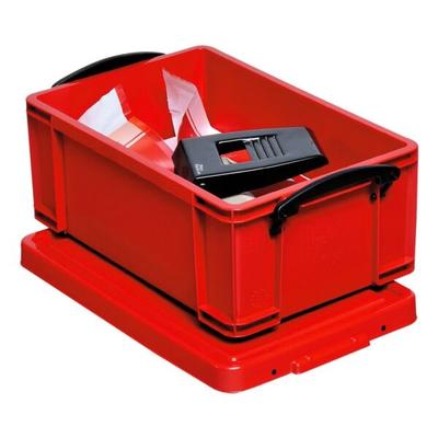 Ablagebox 9 Liter rot, Really Useful Box, 39.5x15.5x25.5 cm