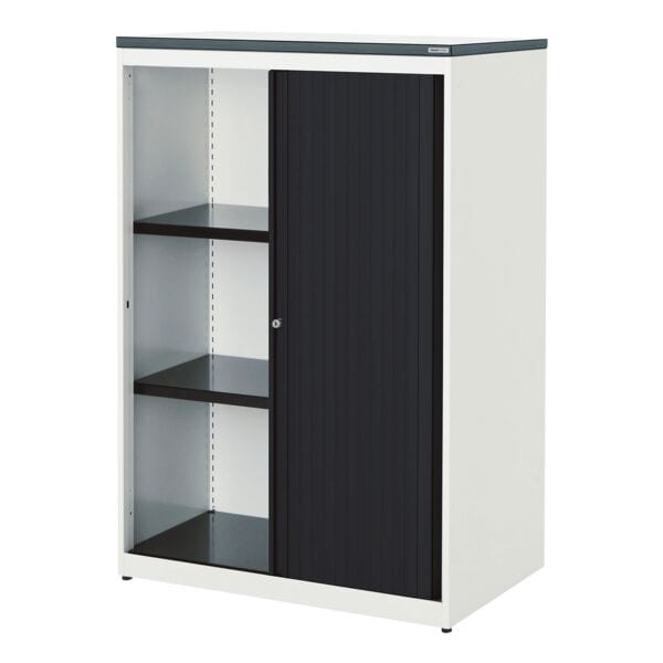 mauser Stahlschrank mit Rollladen »Kontoro« 3 OH 85 cm weiß, 85x123.5x48.2 cm Image