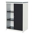 Stahlschrank mit Rollladen »Kontoro« 3 OH 85 cm weiß, mauser, 85x123.5x48.2 cm