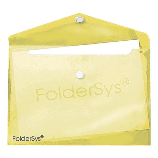 Foldersys Aktentasche A4 quer 100 Blatt gelb, 23.9x33.4 cm Image