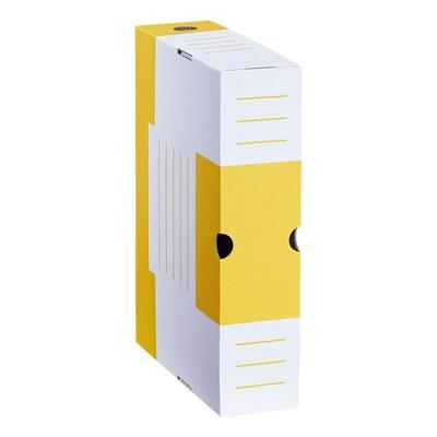 cartonia Archivschachtel »Color« 8,3 cm breit - 10 Stück gelb, 7.7x32.5x24.5 cm