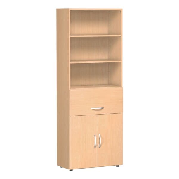 Geramöbel Mehrzweckschrank »New York« 6 OH braun, 80x216x42 cm