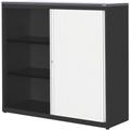 Stahlschrank mit Rollladen »Kontoro« 3 OH 125 cm grau, mauser, 125x123.5x48.2 cm