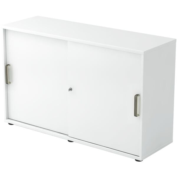 OTTO Office Premium Schiebetürenschrank »OTTO Office Line IV« 2 OH weiß, 120x74.8x40 cm