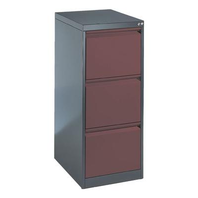 Hängeregistraturschrank A4 rot, CP, 43.3x104.5 cm