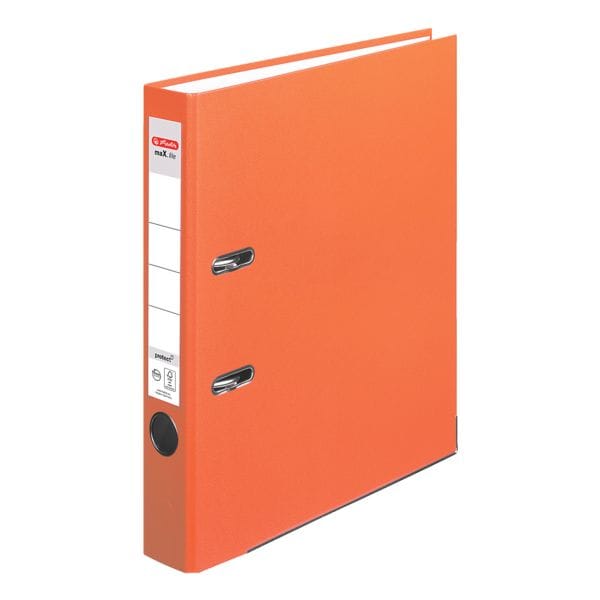 Herlitz Ordner »maX.file protect« schmal orange, 5x31.8x28.5 cm Image