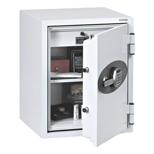 Phoenix Feuerschutztresor »Fire Fighter FS0441E« 63 L weiß Lieferung ebenerdig weiß, 50x64x50 cm