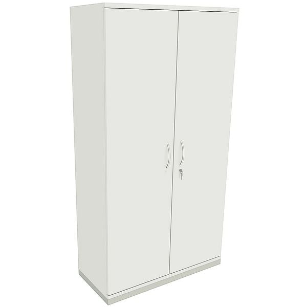 fm Büromöbel Aktenschrank abschließbar für 5 Ordnerhöhen Breite 100 cm »Sidney« weiß, 100x186.9x44.2 cm Image