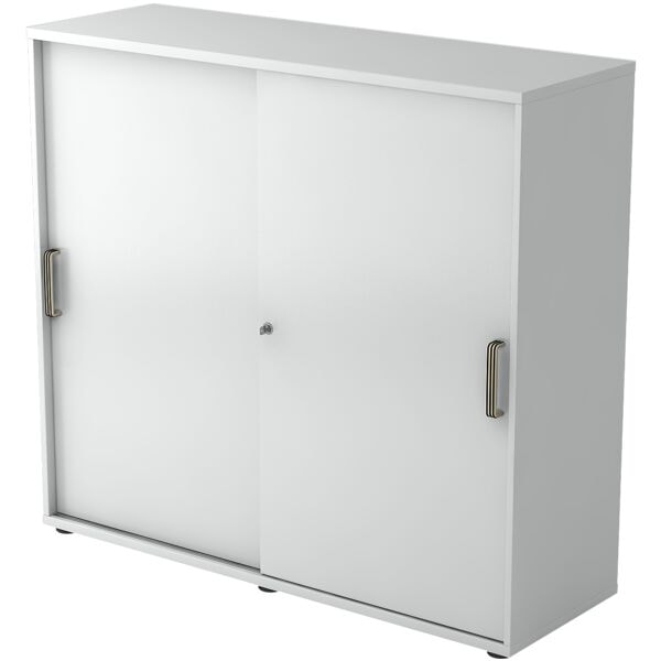 OTTO Office Premium Schiebetürenschrank »OTTO Office Line IV« 3 OH grau, 120x110x40 cm