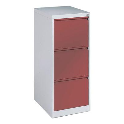 Hängeregistraturschrank A4 rot, CP, 43.3x104.5x59 cm