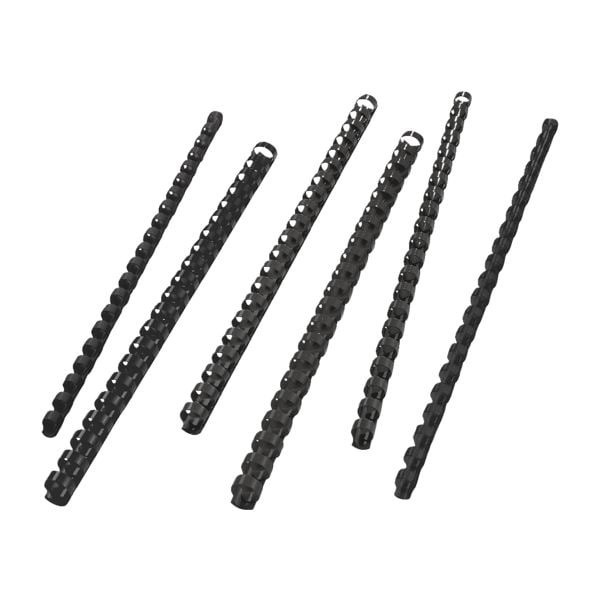 GBC Plastikbinderücken Ø 8 mm schwarz Image
