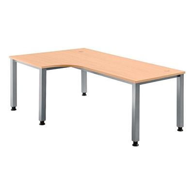 HAMMERBACHER Winkelschreibtisch »Q-Line« 200 cm braun, 200x76x80 cm
