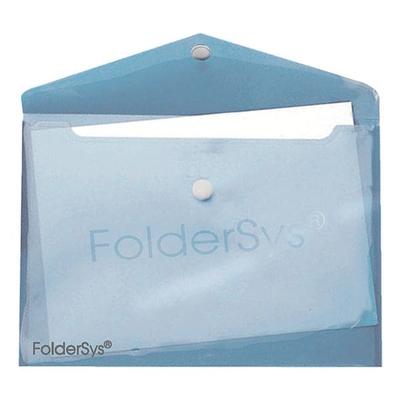Foldersys Aktentasche A4 quer 100 Blatt blau, 23.9x33.4 cm