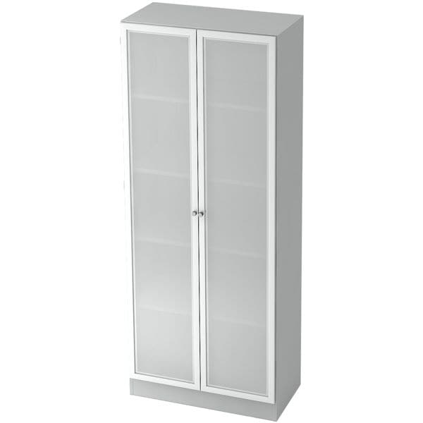 OTTO Office Premium Aktenschrank »OTTO Office Line IV« 5 OH Glastüren grau, 80x200.6x42 cm