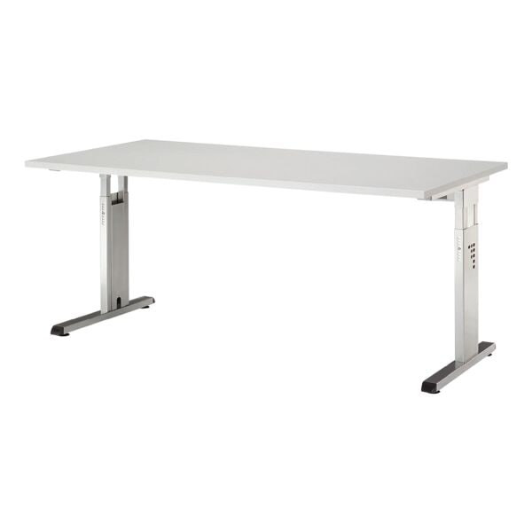 HAMMERBACHER Schreibtisch »O-Line« 160 cm grau, 160x82x80 cm