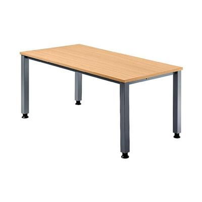 Schreibtisch »Q-Line« 160 cm braun, HAMMERBACHER, 160x76x80 cm