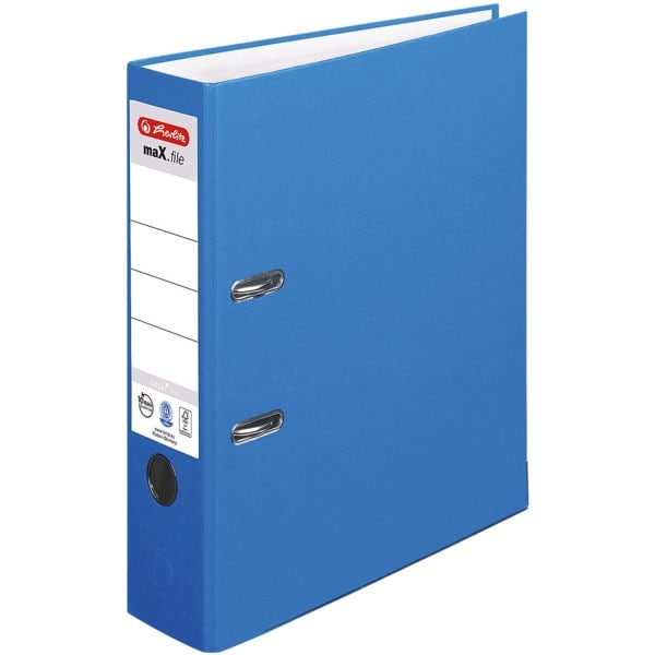 Herlitz Ordner »maX.file nature plus« breit blau, 8x31.8x28.5 cm Image