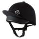 Charles Owen Young Riders Ventilated ROUND Jockey Skull - Black: 2.5