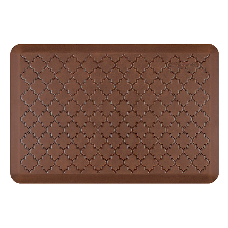 WellnessMats Estate Collection Trellis Comfort Mat - Lagoon, 3' x 2' Lagoon - Frontgate