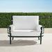 Carlisle Oversized Cuddle Lounge in Onyx Finish - Rain Sailcloth Salt, Standard - Frontgate