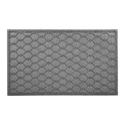 Water & Dirt Shield Oxford Door Mat - Charcoal, 35" x 59" in Charcoal - Frontgate