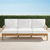 Cassara Sofa with Cushions in Natural Finish - Garnet, Standard - Frontgate
