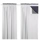 RAYYAN LINEN 90" Width X 54" Drop BLACKOUT THERMAL CURTAIN LININGS (Inc.Hooks) FOR ALL TYPES OF CURTAINS 3 PASS LINING TAPE TOP | SOLAR LIGHT REFLECTIVE COATED