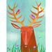 Oopsy Daisy Forest Adventure - Deer Canvas Art Canvas in Green/Orange | 18 H x 14 W x 1.5 D in | Wayfair NB53430