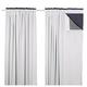 RAYYAN LINEN 90" Width X 72" Drop BLACKOUT THERMAL CURTAIN LININGS (Inc.Hooks) FOR ALL TYPES OF CURTAINS 3 PASS LINING TAPE TOP | SOLAR LIGHT REFLECTIVE COATED