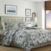 Tommy Bahama Home Raw Coast Cotton Reversible Coastal 3 Piece Comforter Set Polyester/Polyfill/Cotton in Blue/Gray | Wayfair 221193