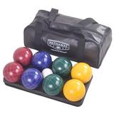 Hathaway Games Deluxe Bocce Ball Set Plastic in Green/Red/Yellow | 6 H x 9 W x 17.5 D in | Wayfair BG3139