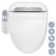 R FLORY FDB600 Electronic Smart Bidet Seat Easy Install Heated Seat Warm Dry and Water Eco Power Save Self Cleaning Healthy Separate Nozzle (Normal-UK)