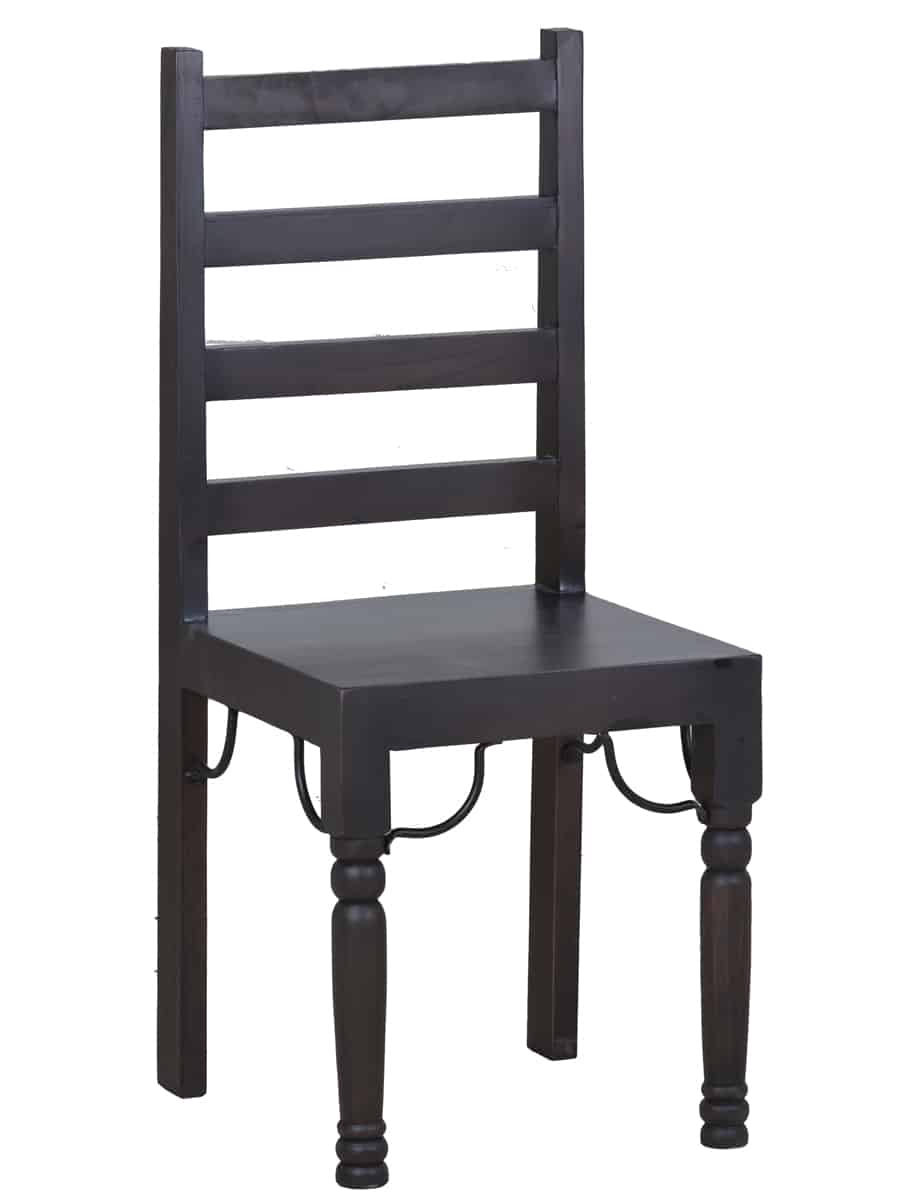 MiaMöbel Stuhl Colombo Massivholz Pinie Kolonialstil Indien Indisch Image