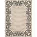 Black 24 x 0.25 in Area Rug - Fleur De Lis Living Galena Rattan Daybed w/ Mattress | 24 W x 0.25 D in | Wayfair CHRL1701 37241637