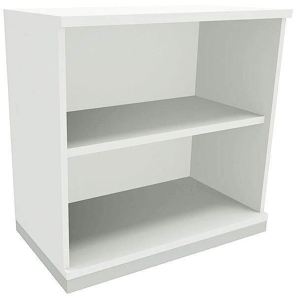 fm Büromöbel Aktenregal »Sidney« 80 cm breit 2 OH weiß, 80x78.1x44.2 cm Image