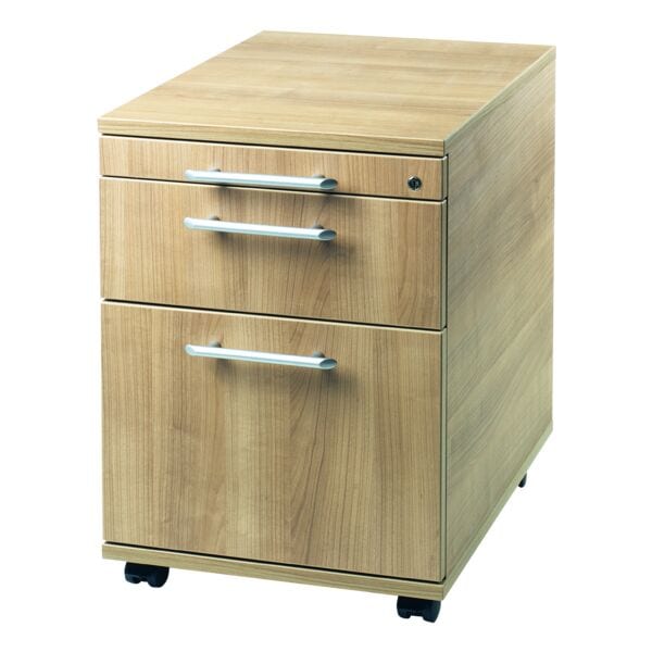 HAMMERBACHER Rollcontainer »O-Line« mit Hängeregistratur braun, 43x59x55 cm