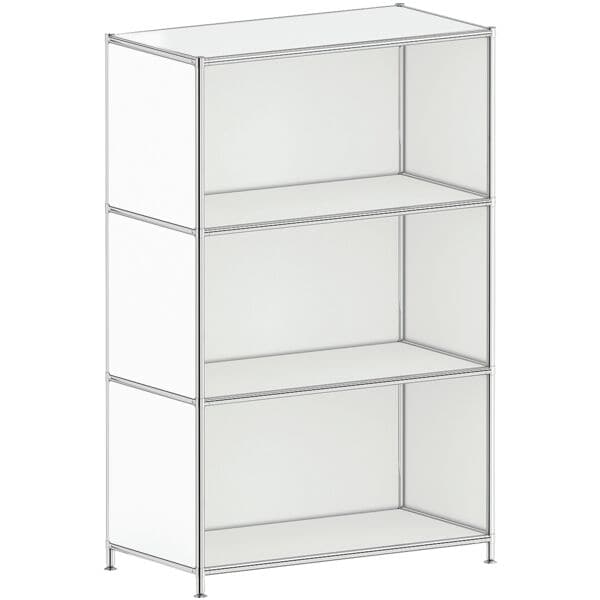 viasit Aktenregal »System 4« breit 3 OH weiß, 77.9x118.1x40.4 cm Image