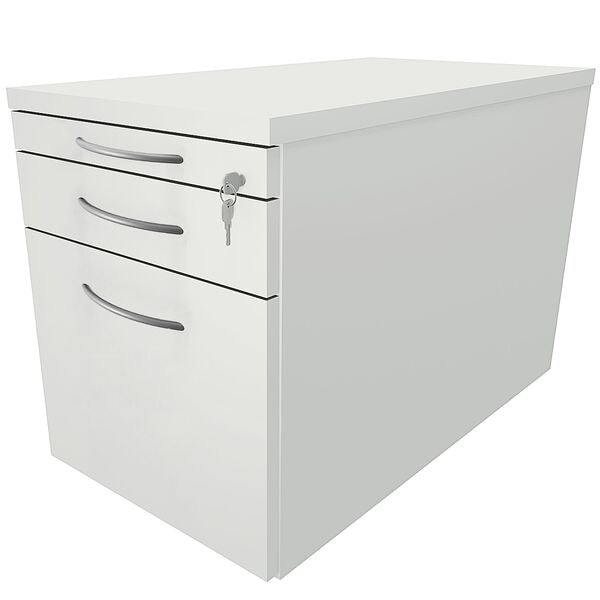 fm Büromöbel Rollcontainer »Fastline« mit Hängeregistratur grau, 43.4x52x80 cm