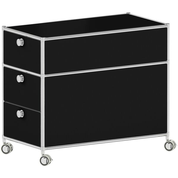 viasit Rollcontainer »System 4« schwarz, 42x76x62 cm Image