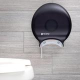 San Jamar Duett Standard Toilet Paper Dispenser | 13 H x 7.8 W x 2.41 D in | Wayfair R3500TBK