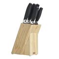 Taylors Eye Witness Brooklyn 5 Piece Knife Block Set with Sloping Rubber Wood Block