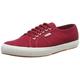 Superga Unisex 2750-COTU Classic Oxford Flat, Red Dk Scarlet, UK 2.5