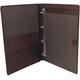 Leather Guest Information Brown Leather Folder Display Ring Binder That can be Personalised (Personalise with Logo)