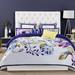 Christian Siriano Garden Bloom Microfiber Reversible Modern & Contemporary Comforter Set Microfiber in Blue | King | Wayfair CS1802KG-1500