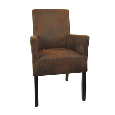 Armlehnstuhl grau,beige,blau,braun,gelb,grün,lila,orange,rosa,rot,schwarz,silber,türkis,weiß,wählbar Stoff ANATOL von Empinio24 Image