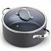 Cooks Standard Dutch Oven Casserole Classic Hard Anodized Nonstick Stockpot, Black Non Stick/Enameled Cast Iron/Cast Iron in Black/Gray | Wayfair