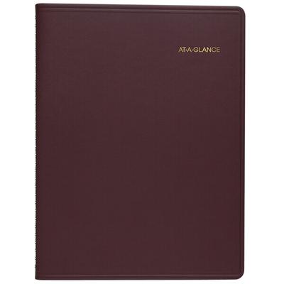 At-A-Glance 7095050 8 1/4" x 10 7/8" Winestone January 2025 - January 2026 Weekly Appointment Book