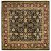 Brown/Red 138 x 102 x 0.39 in Indoor Area Rug - Astoria Grand Barlett Oriental Hand-Knotted Red/Green/Black Area Rug | Wayfair ASTG7906 37777842