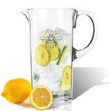 Carved Solutions Bee Tritan 55 oz. Pitcher Plastic/Acrylic | 9.25 H x 5.75 W in | Wayfair ACL-TPIT55-Bee